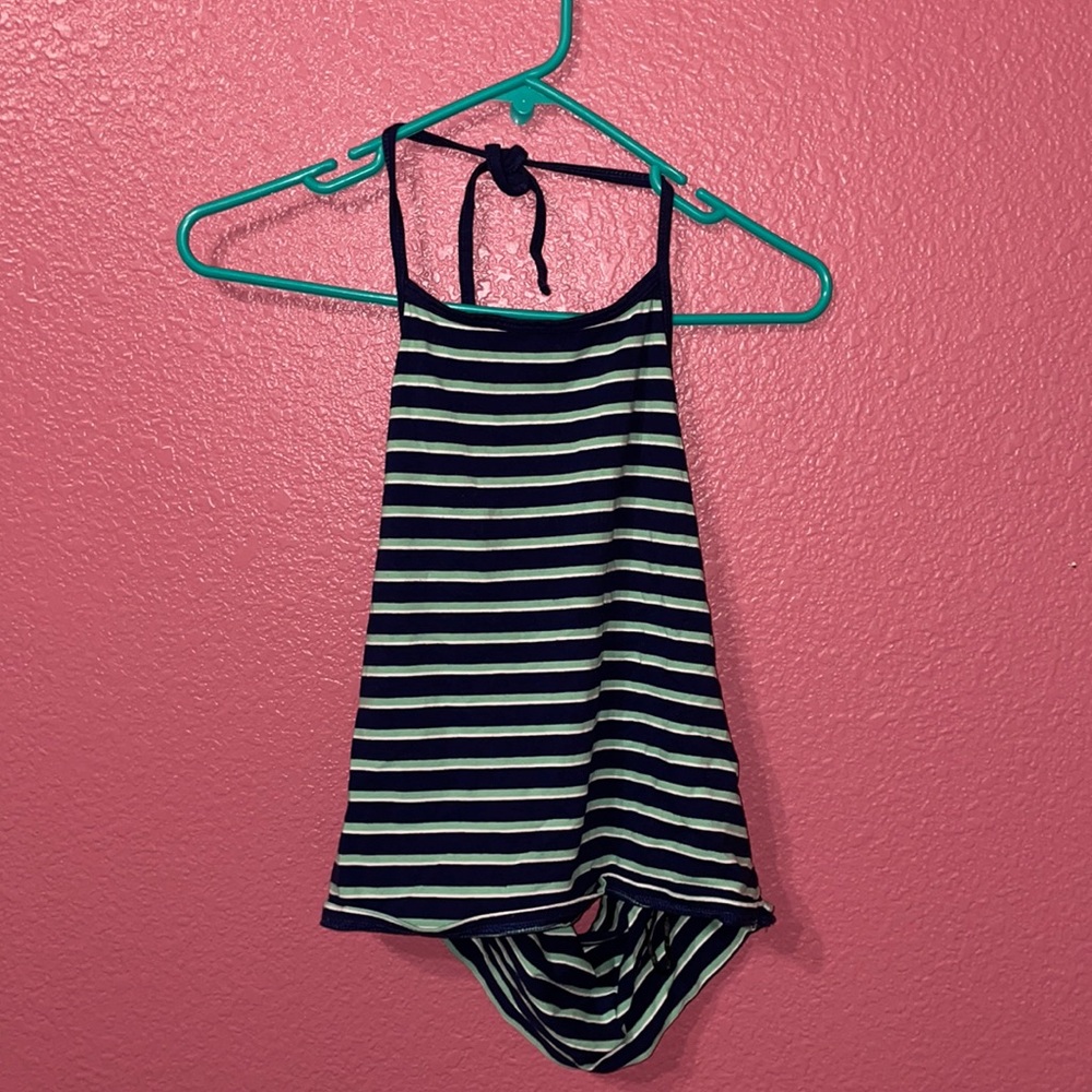Striped halter